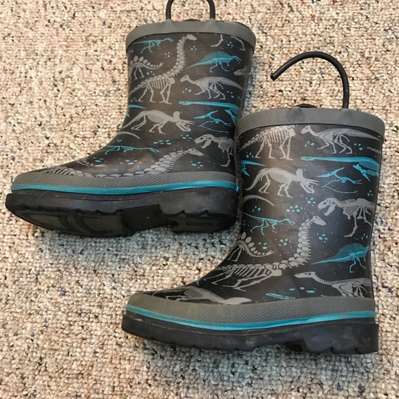 Dinosaur Rainboots Size 9/10 - Picture 2 of 5